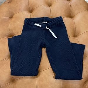 Monrow ribbed crop top black and pants